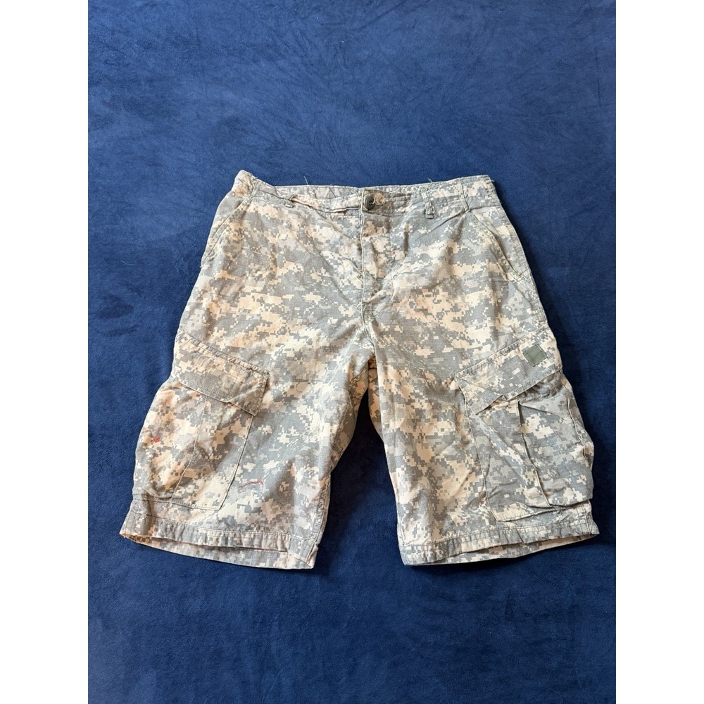 Rothco Infantry Utility Digital Camo Army Cargo Shorts Sz M Regular Size 31-35”